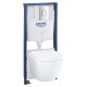 Komplekts Grohe Euro Ceramic WC+rāmis Rapid SL+poga 39536000 Komplekts Grohe Euro Ceramic WC+rāmis Rapid SL+poga 39536000