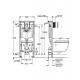 Komplekts Grohe Euro Ceramic WC+rāmis Rapid SL+poga 39536000 Komplekts Grohe Euro Ceramic WC+rāmis Rapid SL+poga 39536000