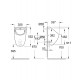 Pisuārs Grohe Bau Ceramic, 39438000