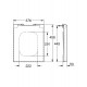 Tualetes poda vāks ar Soft Close Grohe Cube Ceramic, 39488000 Tualetes poda vāks ar Soft Close Grohe Cube Ceramic, 39488000
