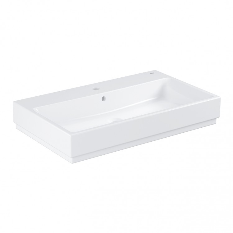 Vannas istabas izlietne Grohe Cube Ceramic 80x49cm, 3946900H Vannas istabas izlietne Grohe Cube Ceramic 80x49cm, 3946900H