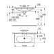 Vannas istabas izlietne Grohe Essence 100x46cm, 3956600H Vannas istabas izlietne Grohe Essence 100x46cm, 3956600H