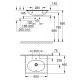 Vannas istabas izlietne Grohe Essence 60x46cm, 3956800H Vannas istabas izlietne Grohe Essence 60x46cm, 3956800H