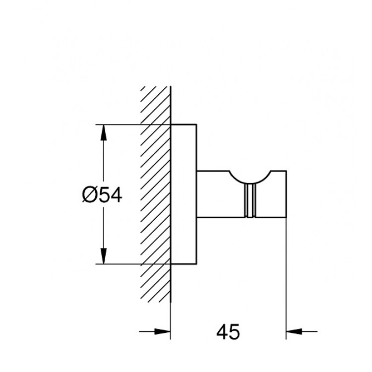 Āķis Grohe Essentials, hroms 40364001