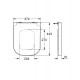 Tualetes poda vāks ar Soft Close Grohe Euro Ceramic, 39330001 Tualetes poda vāks ar Soft Close Grohe Euro Ceramic, 39330001