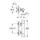 Termostata dušas maisītājs Grohe GROHTHERM 1000 M Cosmopolitan M, 34065AL2