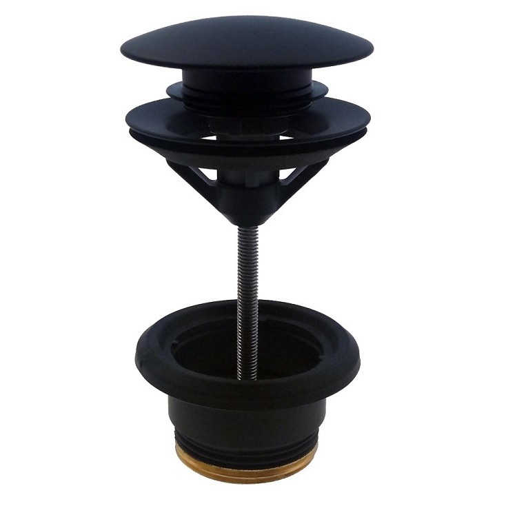 Sifona izplūde HERZ BLACK Click-Clack 1 1/4, UH16009B Sifona izplūde HERZ BLACK Click-Clack 1 1/4, UH16009B