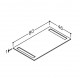 Darba virsma no augstspiediena lamināta Kame 80cm, WP-2/6-3/H15 Darba virsma no augstspiediena lamināta Kame 80cm, WP-2/6-3/H15