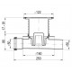 Traps HACO PVP DN50/122x122 NT T veida, horizontāls Traps HACO PVP DN50/122x122 NT T veida, horizontāls