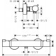 Termostata dušas maisītājs Hansgrohe Ecostat Comfort, hroms 13116140