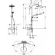 Dušas sistēma Hansgrohe Croma Select S280, 26790000 Dušas sistēma Hansgrohe Croma Select S280, 26790000