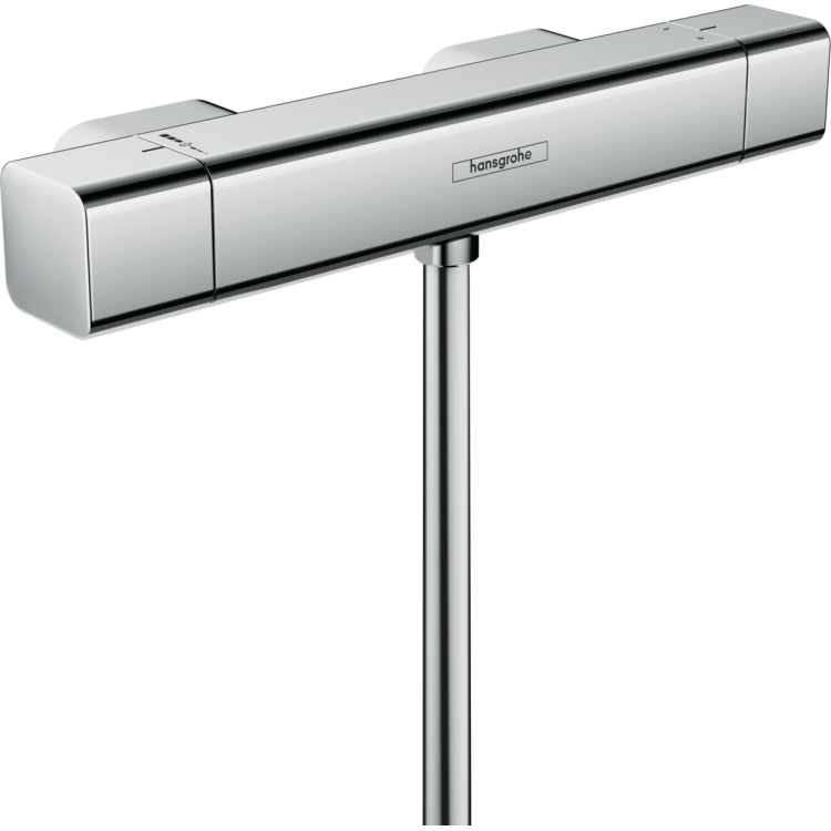 Termostata dušas maisītājs Hansgrohe Ecostat E, hroms 15773000 Termostata dušas maisītājs Hansgrohe Ecostat E, hroms 15773000