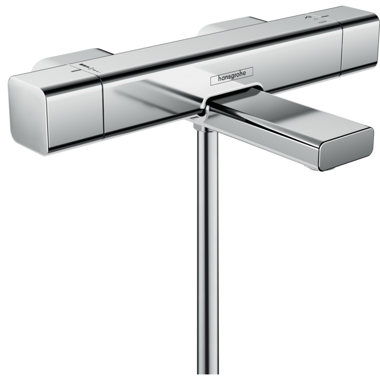 Vannas un dušas termostata maisītājs Hansgrohe Ecostat E, hroms 15774000