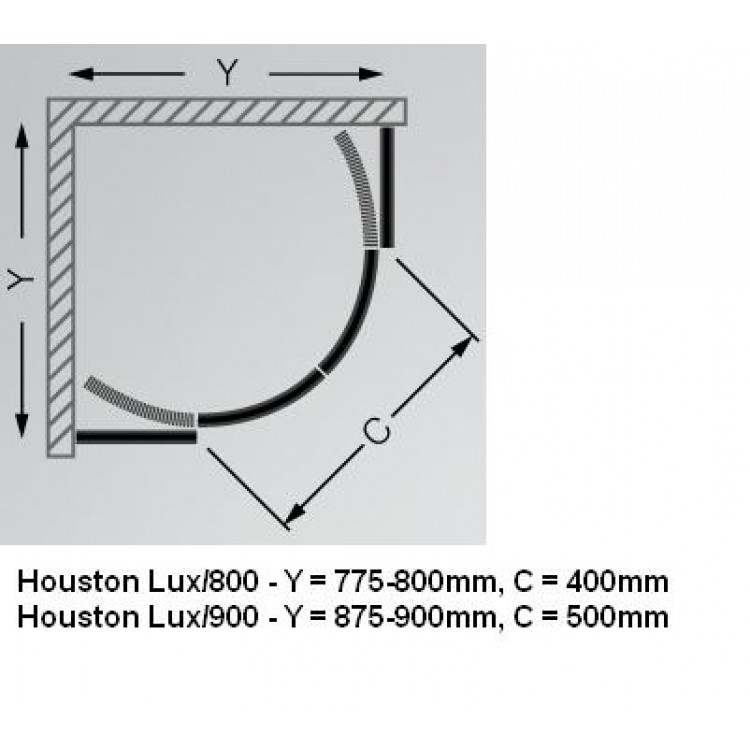 Dušas stūris pusapaļš Roth Roltechnik HOUSTON NEO 900x900mm Dušas stūris pusapaļš Roth Roltechnik HOUSTON NEO 900x900mm
