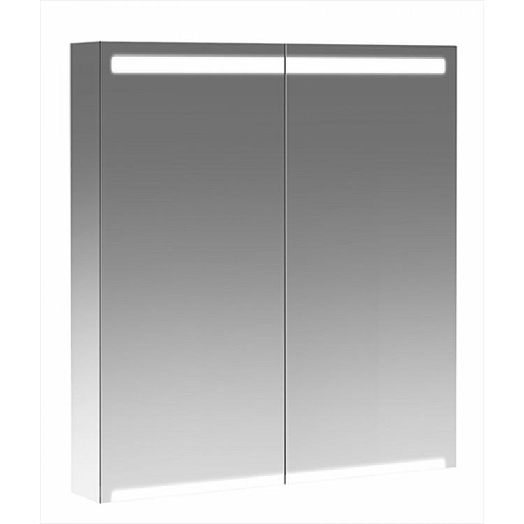 Vannas istabas skapītis ar spoguli IFO Option 60 LED Middle, balts 47185 Vannas istabas skapītis ar spoguli IFO Option 60 LED Middle, balts 47185