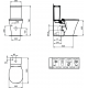 Tualetes pods Ideal Standard Connect Air ar Soft Close vāku Tualetes pods Ideal Standard Connect Air ar Soft Close vāku