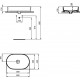 Vannas istabas uzliekamā izlietne Ideal Standard STRADA II 60x40cm, T298101 Vannas istabas uzliekamā izlietne Ideal Standard STRADA II 60x40cm, T298101