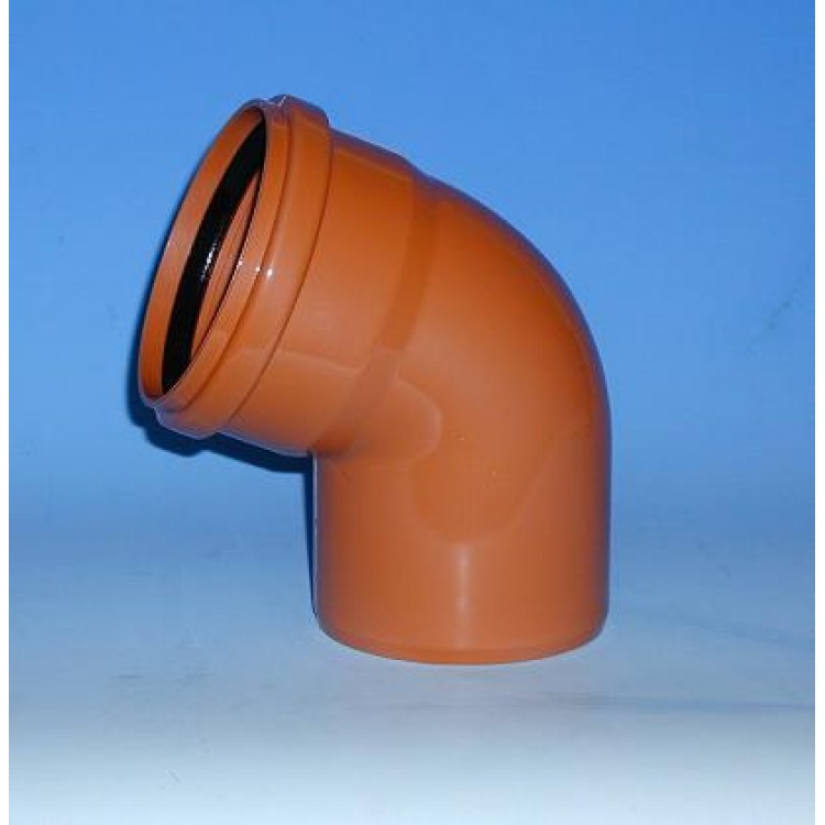 PVC Ārdarbu kanalizācijas līkums DN160 67° PVC Ārdarbu kanalizācijas līkums DN160 67°