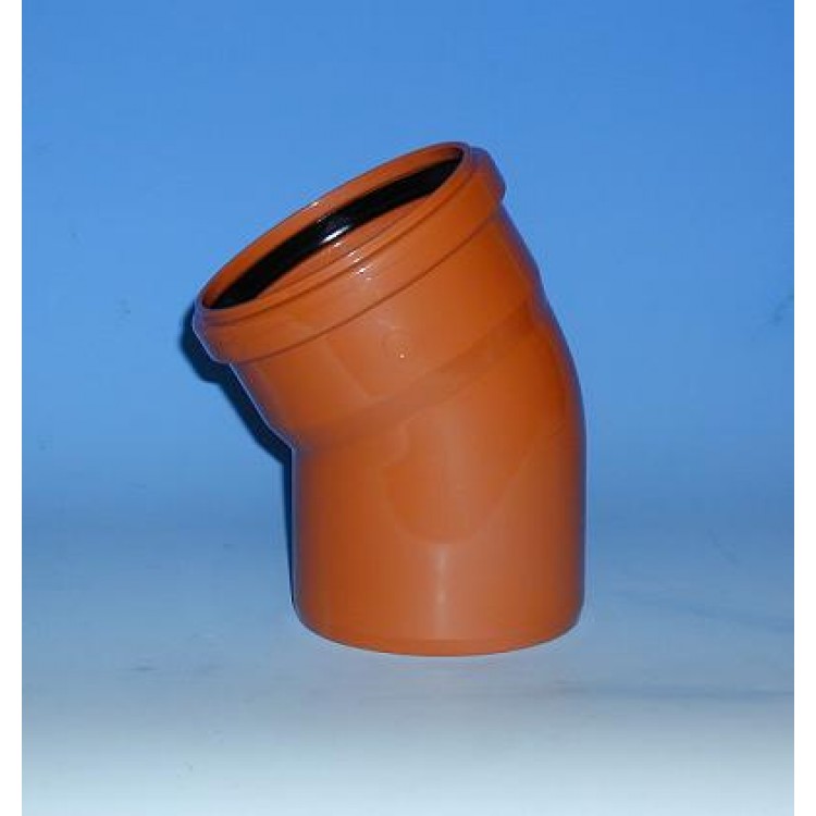 PVC Ārdarbu kanalizācijas līkums DN160 30° PVC Ārdarbu kanalizācijas līkums DN160 30°