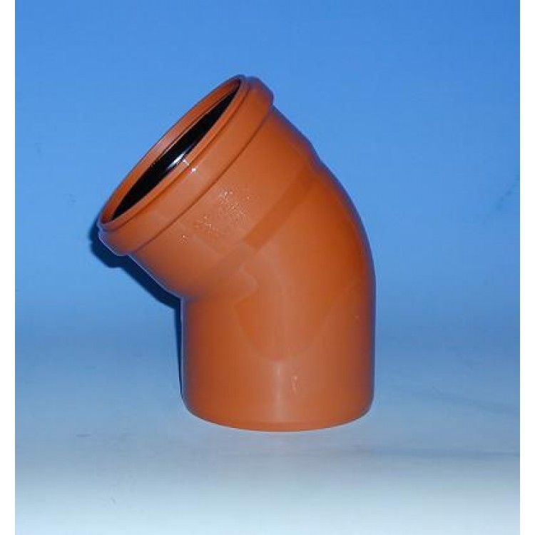 PVC Ārdarbu kanalizācijas līkums DN200 45° PVC Ārdarbu kanalizācijas līkums DN200 45°