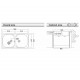 Virtuves izlietne Kromevye Classik 800x450 mm, EC113 Virtuves izlietne Kromevye Classik 800x450 mm, EC113