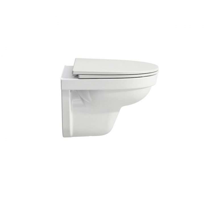 Tualetes pods piekaramais Laufen Kompas Rimless ar Soft Close vāku, H820150000001+H8911510000001