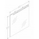 Spogulis ar LED apgaismojumu Kame GARDA 80x80cm, M21/80-80