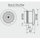 Ventilators saunām, pirtīm +140C Mmotors JSC MMS 100v D100,balts