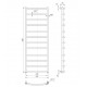 Dvieļu žāvētājs Mario Classic 1200x430/400mm Dvieļu žāvētājs Mario Classic 1200x430/400mm