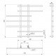 Dvieļu žāvētājs Mario Symphony 700x770/160mm Dvieļu žāvētājs Mario Symphony 700x770/160mm