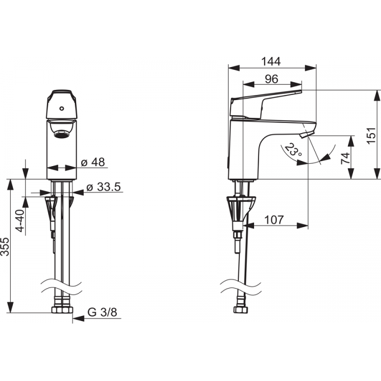 Izlietnes maisītājs ORAS VEGA, 1810FG