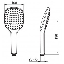 Rokas duša ORAS Hydractiva 1-rež. 243401