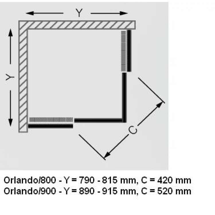 Dušas stūris kvadrātveida Roth Roltechnik ORLANDO NEO 900x900mm Dušas stūris kvadrātveida Roth Roltechnik ORLANDO NEO 900x900mm