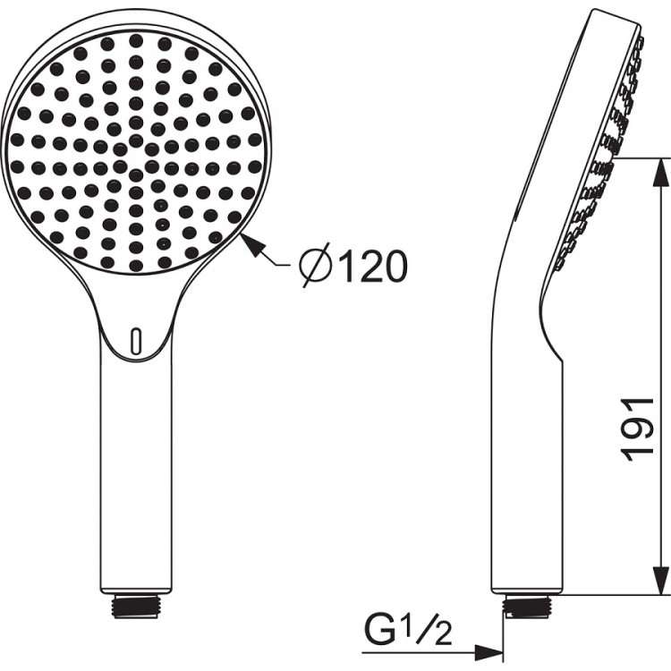 Rokas duša ORAS Hydractiva Digital Bluetooth, 242405 Rokas duša ORAS Hydractiva Digital Bluetooth, 242405