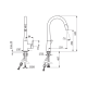 Virtuves izlietnes maisītājs ar izvelkamu izteku ORAS Inspera 3032F Virtuves izlietnes maisītājs ar izvelkamu izteku ORAS Inspera 3032F