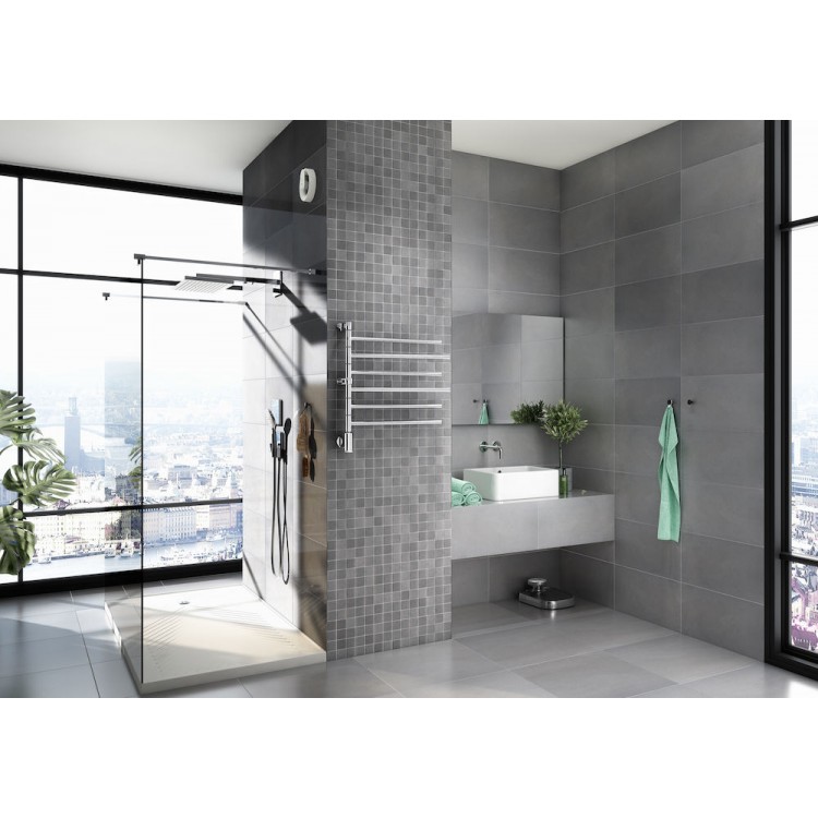 Elektriskais dvieļu žāvētājs PAX Flex I 6/550 Momento II 60W, nerūsējošais tērauds