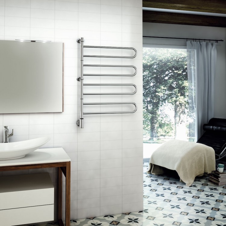 Elektriskais dvieļu žāvētājs PAX Flex U 5/450 69W, hroms Elektriskais dvieļu žāvētājs PAX Flex U 5/450 69W, hroms