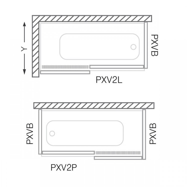Vannas sieniņa Roth PXV2/1500