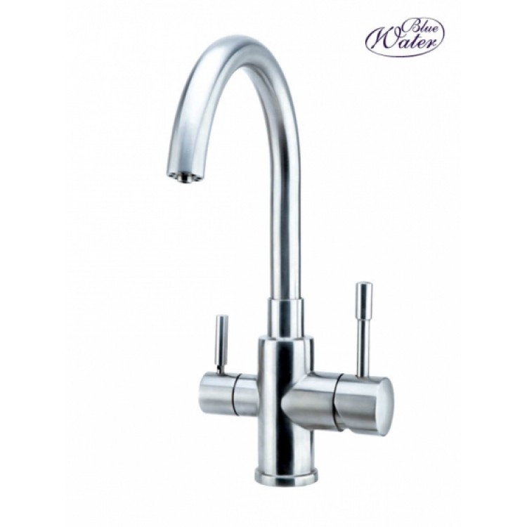 Virtuves izlietnes maisītājs dzeramajam ūdenim BLUE WATER PALMIRA INOX Virtuves izlietnes maisītājs dzeramajam ūdenim BLUE WATER PALMIRA INOX