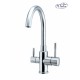 Virtuves izlietnes maisītājs dzeramajam ūdenim BLUE WATER PALMIRA INOX Virtuves izlietnes maisītājs dzeramajam ūdenim BLUE WATER PALMIRA INOX