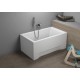 Taisnstūra vanna Polimat CAPRI 120x70 cm, 00705 Taisnstūra vanna Polimat CAPRI 120x70 cm, 00705