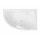 Stūra vanna Polimat MEGA 160x105 cm, 00230/229 Stūra vanna Polimat MEGA 160x105 cm, 00230/229