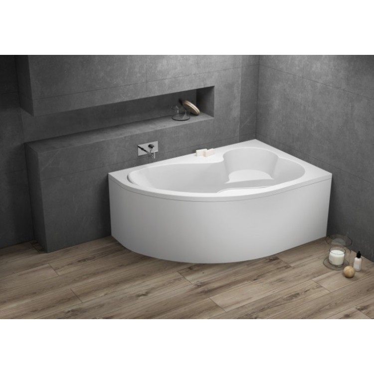 Stūra vanna Polimat MEGA 160x105 cm, 00230/229 Stūra vanna Polimat MEGA 160x105 cm, 00230/229