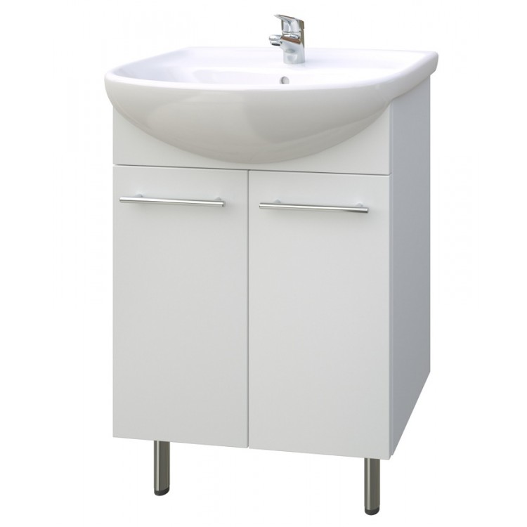 Vannas istabas skapītis ar izlietni RB QUADRO 60cm QA60-3/P