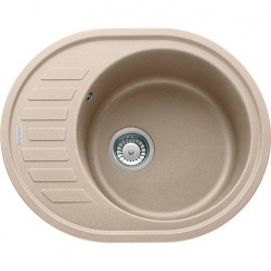 Virtuves izlietne FRANKE RONDA 62x50 cm, ROG 611-62 manual, beige Virtuves izlietne FRANKE RONDA 62x50 cm, ROG 611-62 manual, beige