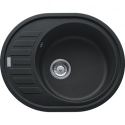 Virtuves izlietne FRANKE RONDA 62x50 cm, ROG 611-62 manual, onyx