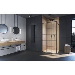 Dušas siena Radaway Modo New Black II Factory 100x200cm