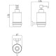 Ziepju dozators Ravak Chrome, hroms CR 231.00
