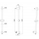 Dušas stienis Ravak 600mm 975.00