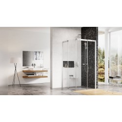 Dušas stūris kvadrātveida RAVAK Matrix MSRV4 100x100cm, satīns